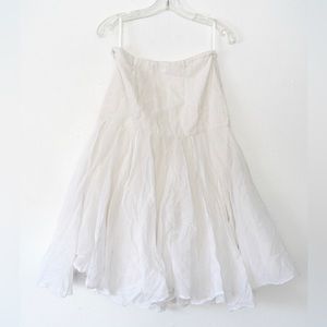 EASTON PEARSON Women's Tiered Ruffle Lined Skirt Boho Cotton Size Waist 28”